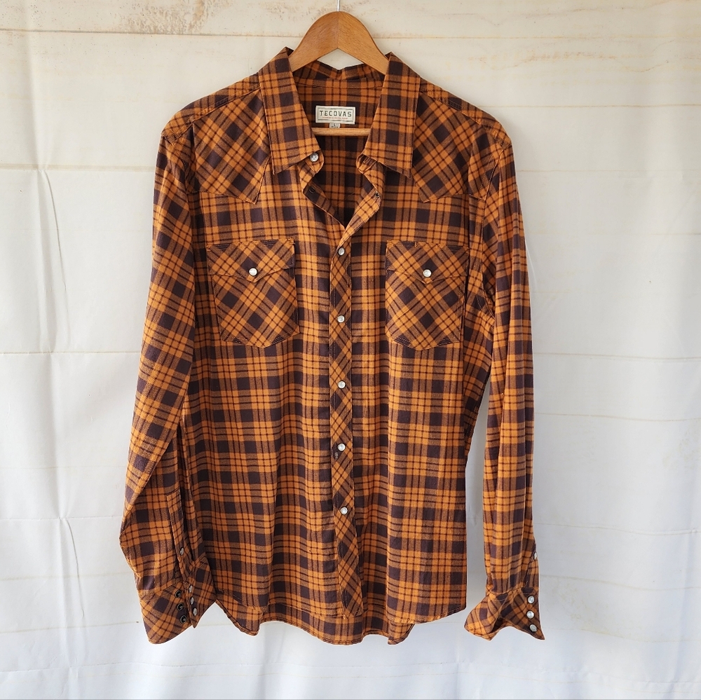 Tecovas Men's Plaid Shirt